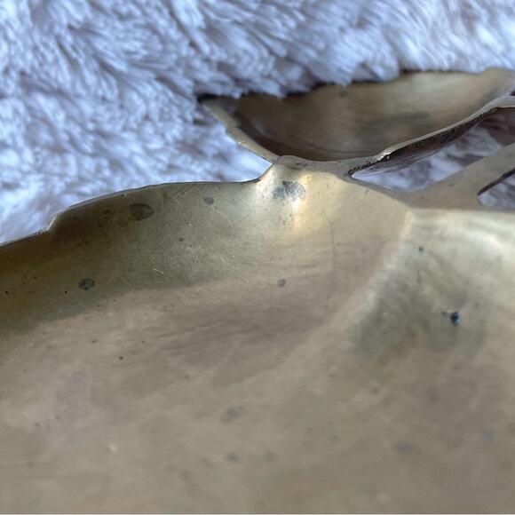 Small Vintage Indian Brass Dish - Picture 14 of 16